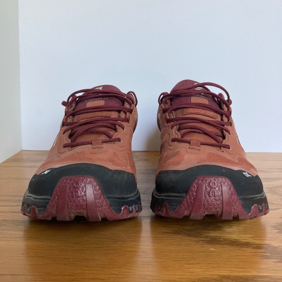 On Cloudventure Waterproof Trail Running Shoes Womens Size 8.5 Rust Orange Color - Picture 12 of 14